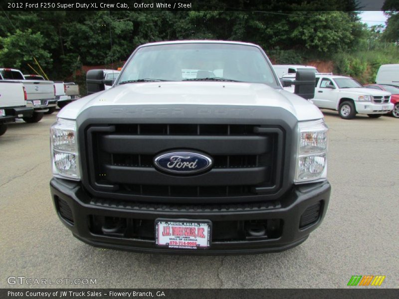 Oxford White / Steel 2012 Ford F250 Super Duty XL Crew Cab