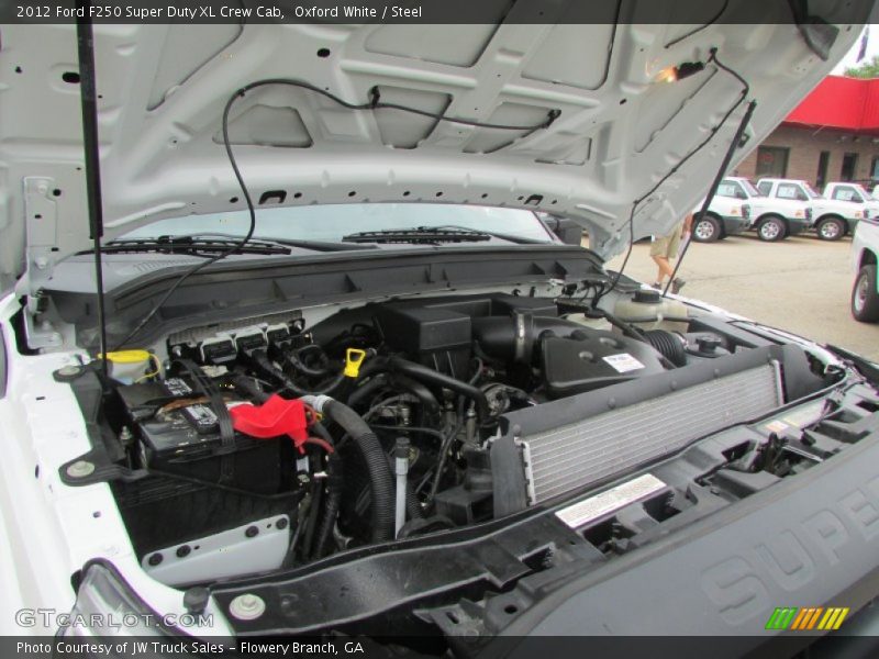 Oxford White / Steel 2012 Ford F250 Super Duty XL Crew Cab