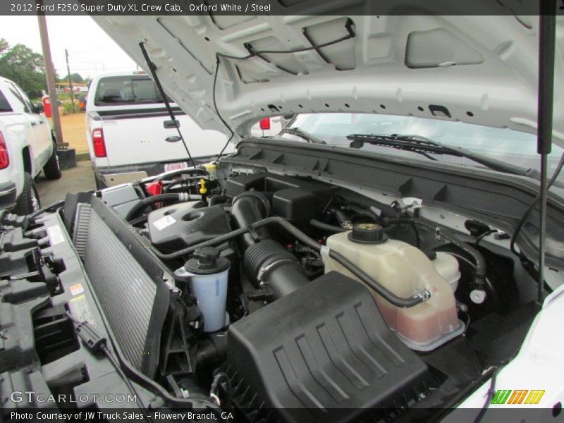 Oxford White / Steel 2012 Ford F250 Super Duty XL Crew Cab
