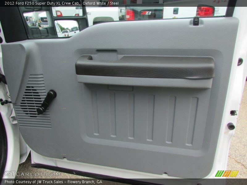 Oxford White / Steel 2012 Ford F250 Super Duty XL Crew Cab