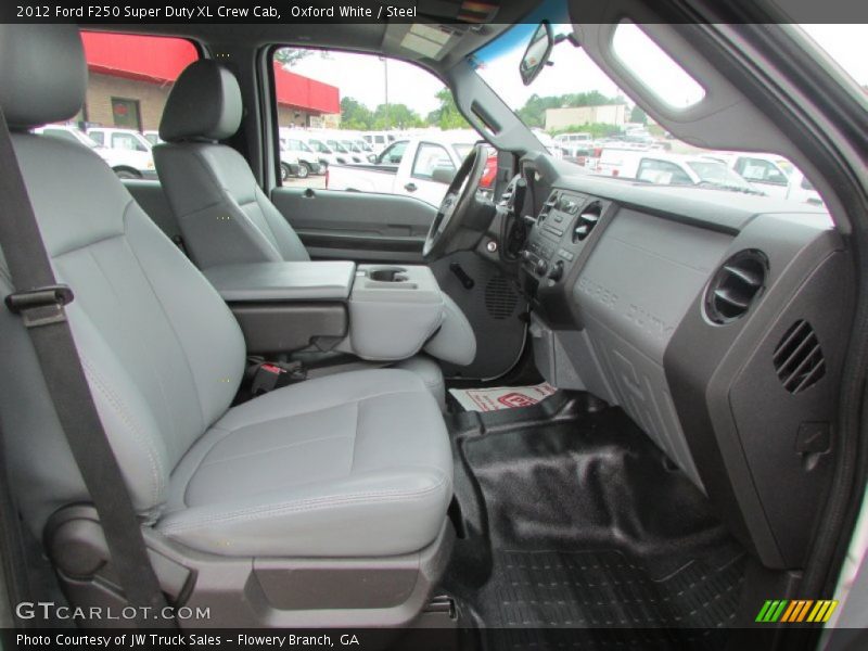 Oxford White / Steel 2012 Ford F250 Super Duty XL Crew Cab