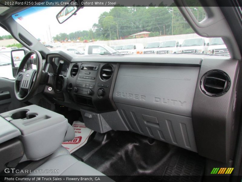 Oxford White / Steel 2012 Ford F250 Super Duty XL Crew Cab