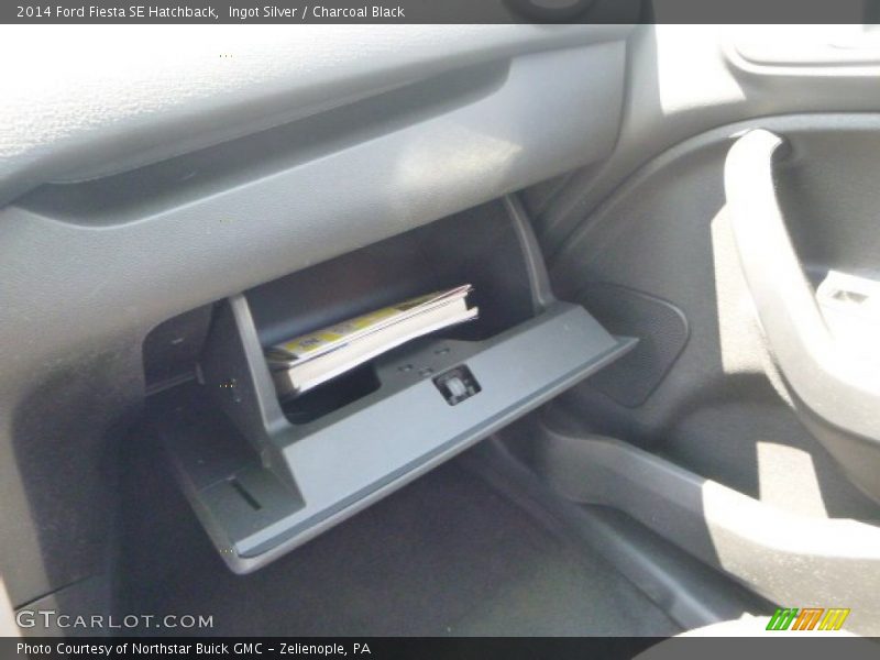 Ingot Silver / Charcoal Black 2014 Ford Fiesta SE Hatchback