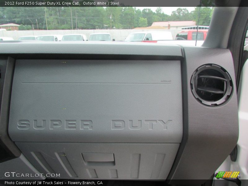 Oxford White / Steel 2012 Ford F250 Super Duty XL Crew Cab