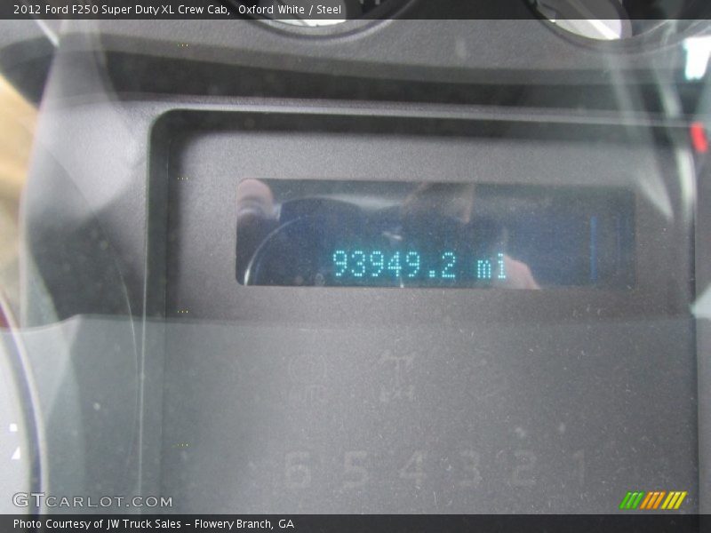 Oxford White / Steel 2012 Ford F250 Super Duty XL Crew Cab