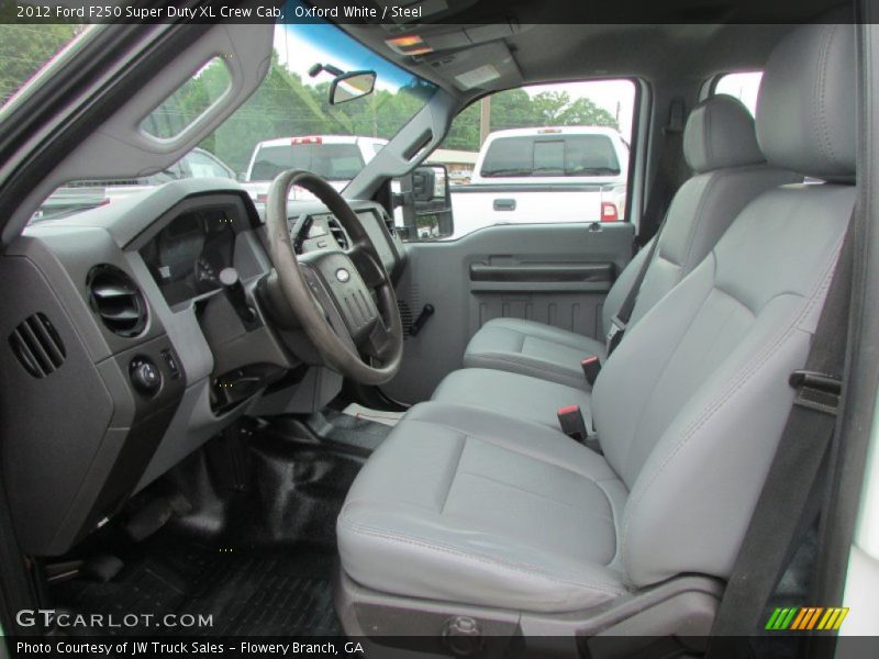 Oxford White / Steel 2012 Ford F250 Super Duty XL Crew Cab