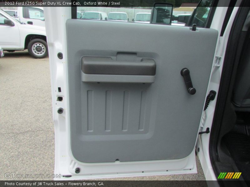 Oxford White / Steel 2012 Ford F250 Super Duty XL Crew Cab