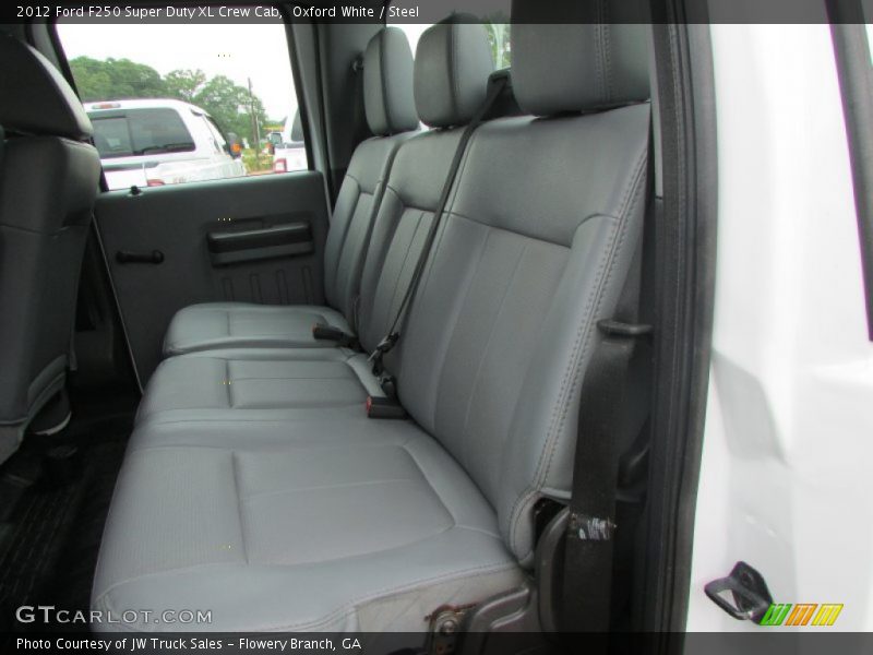 Oxford White / Steel 2012 Ford F250 Super Duty XL Crew Cab