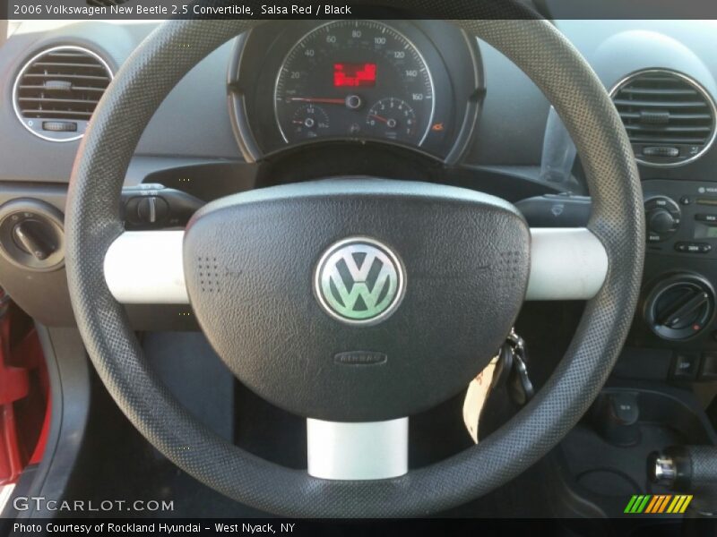 Salsa Red / Black 2006 Volkswagen New Beetle 2.5 Convertible