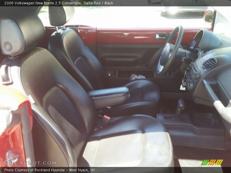 Salsa Red / Black 2006 Volkswagen New Beetle 2.5 Convertible