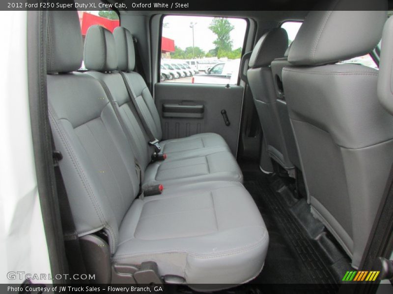 Oxford White / Steel 2012 Ford F250 Super Duty XL Crew Cab