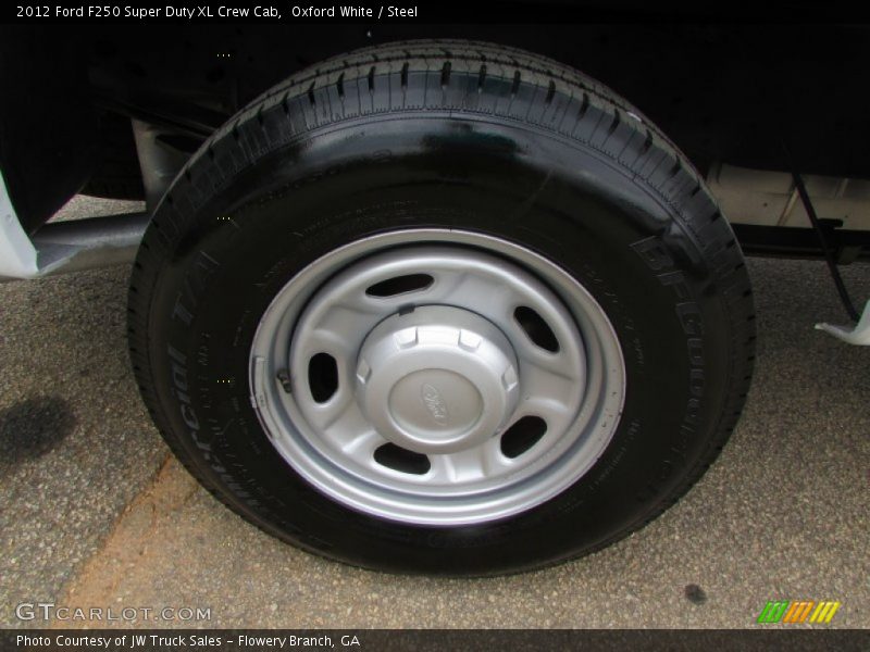 Oxford White / Steel 2012 Ford F250 Super Duty XL Crew Cab