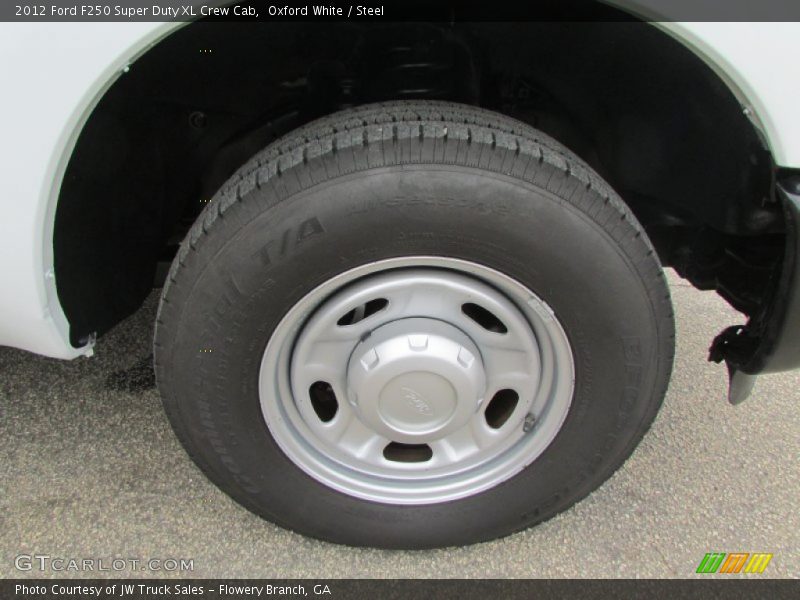 Oxford White / Steel 2012 Ford F250 Super Duty XL Crew Cab