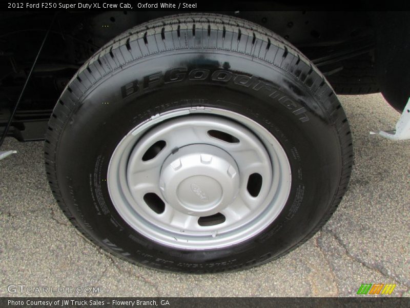 Oxford White / Steel 2012 Ford F250 Super Duty XL Crew Cab