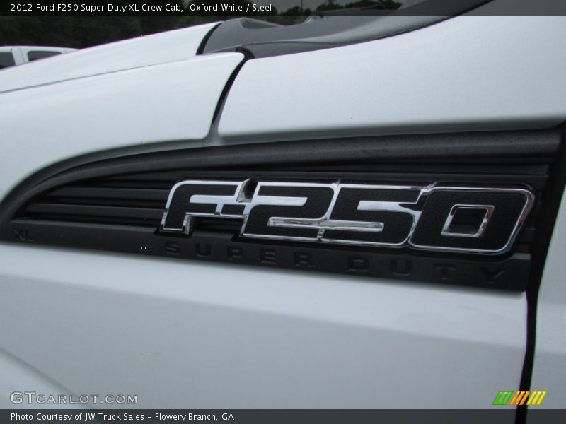 Oxford White / Steel 2012 Ford F250 Super Duty XL Crew Cab