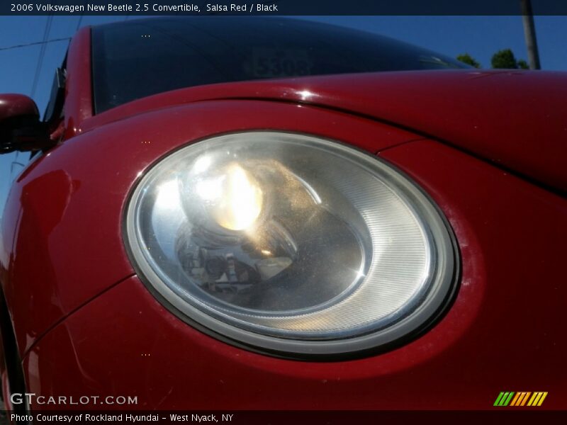Salsa Red / Black 2006 Volkswagen New Beetle 2.5 Convertible