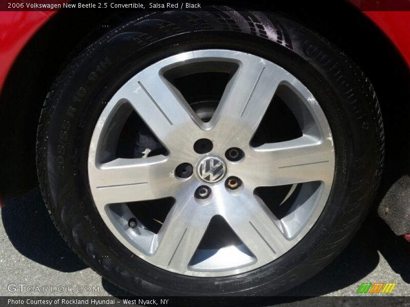Salsa Red / Black 2006 Volkswagen New Beetle 2.5 Convertible
