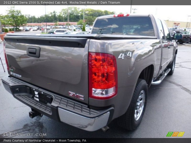 Mocha Steel Metallic / Dark Titanium 2012 GMC Sierra 1500 SL Extended Cab 4x4