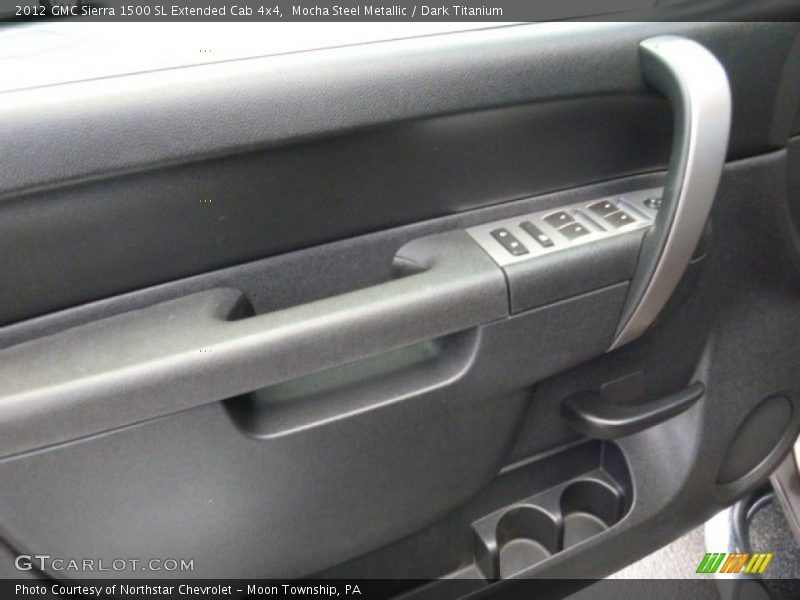 Mocha Steel Metallic / Dark Titanium 2012 GMC Sierra 1500 SL Extended Cab 4x4