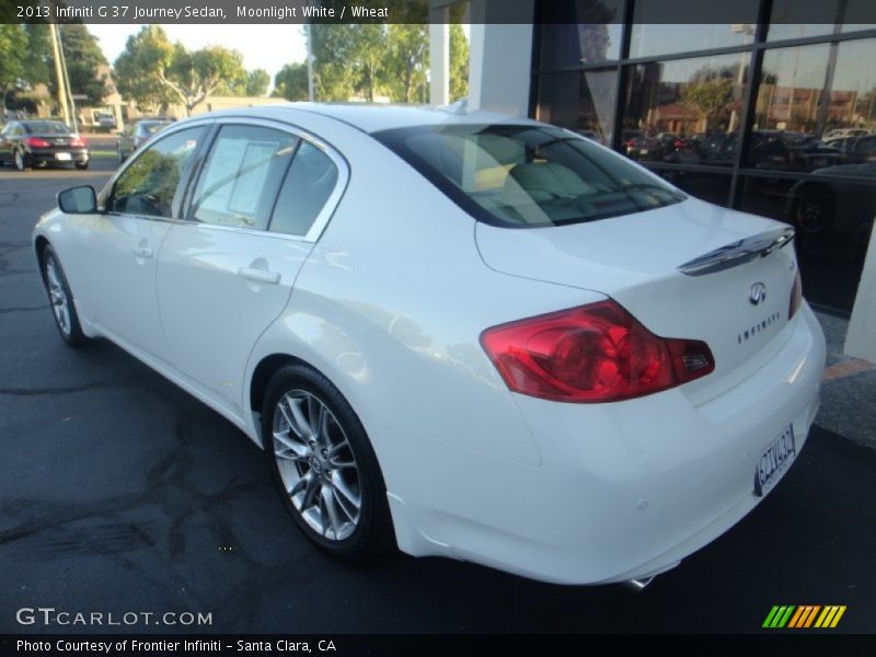 Moonlight White / Wheat 2013 Infiniti G 37 Journey Sedan