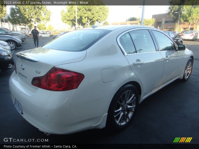 Moonlight White / Wheat 2013 Infiniti G 37 Journey Sedan