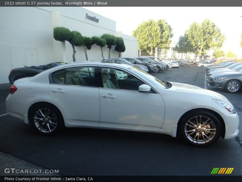 Moonlight White / Wheat 2013 Infiniti G 37 Journey Sedan