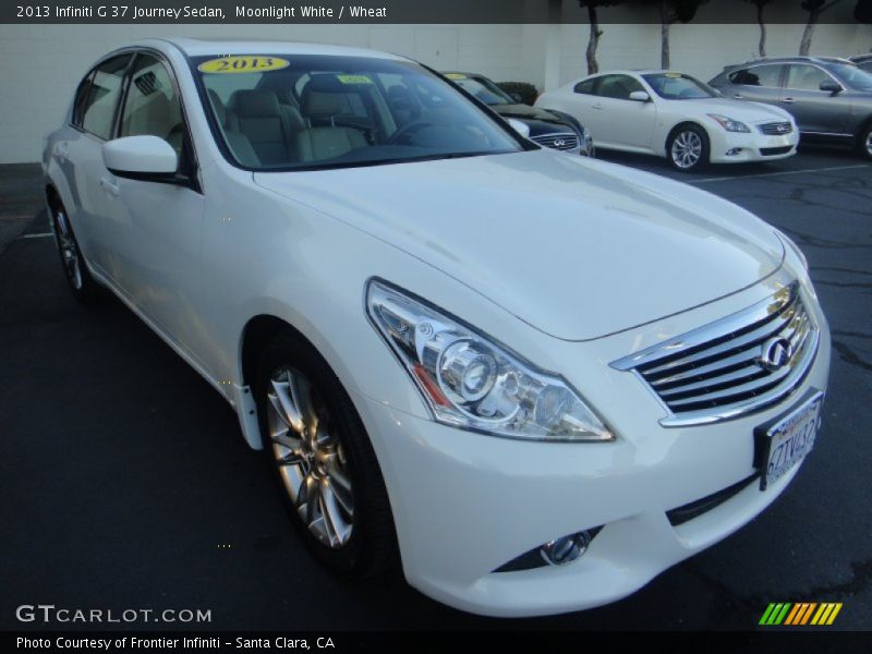 Moonlight White / Wheat 2013 Infiniti G 37 Journey Sedan