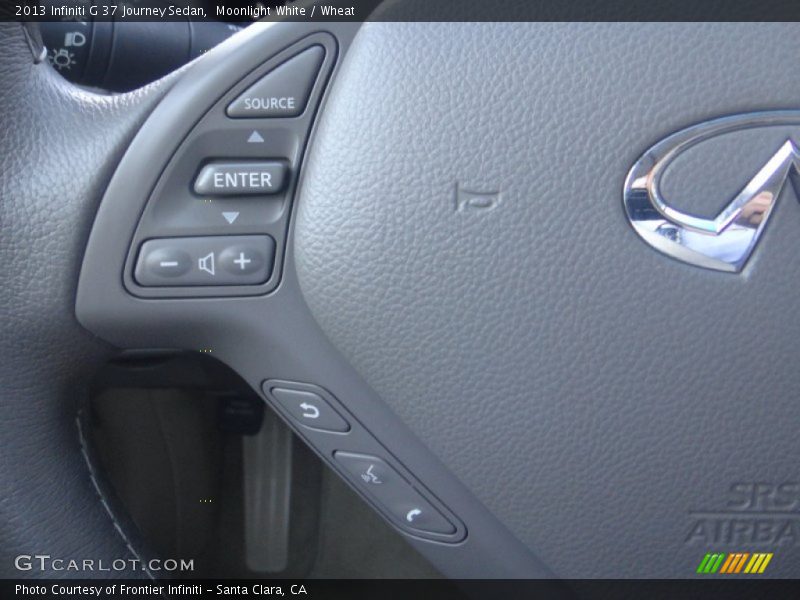 Moonlight White / Wheat 2013 Infiniti G 37 Journey Sedan