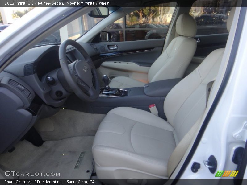 Moonlight White / Wheat 2013 Infiniti G 37 Journey Sedan