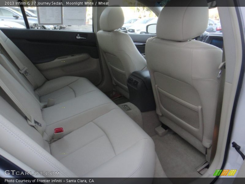 Moonlight White / Wheat 2013 Infiniti G 37 Journey Sedan