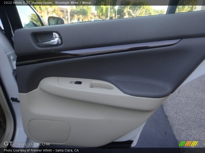 Moonlight White / Wheat 2013 Infiniti G 37 Journey Sedan