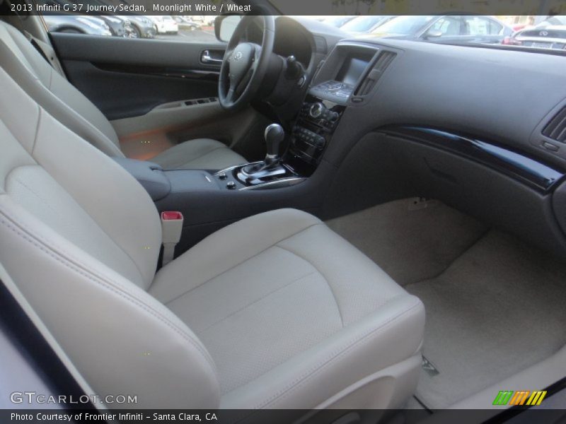 Moonlight White / Wheat 2013 Infiniti G 37 Journey Sedan