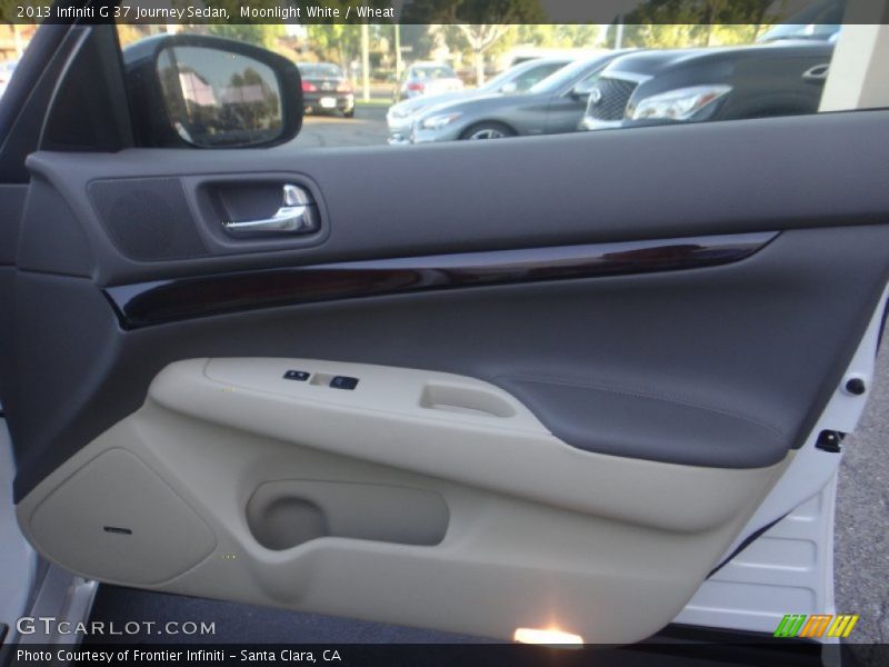 Moonlight White / Wheat 2013 Infiniti G 37 Journey Sedan