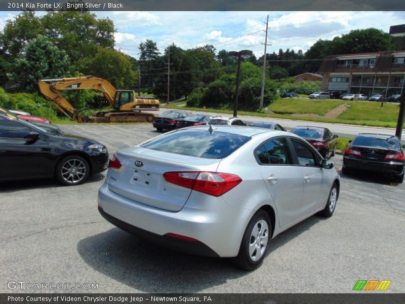 Bright Silver / Black 2014 Kia Forte LX