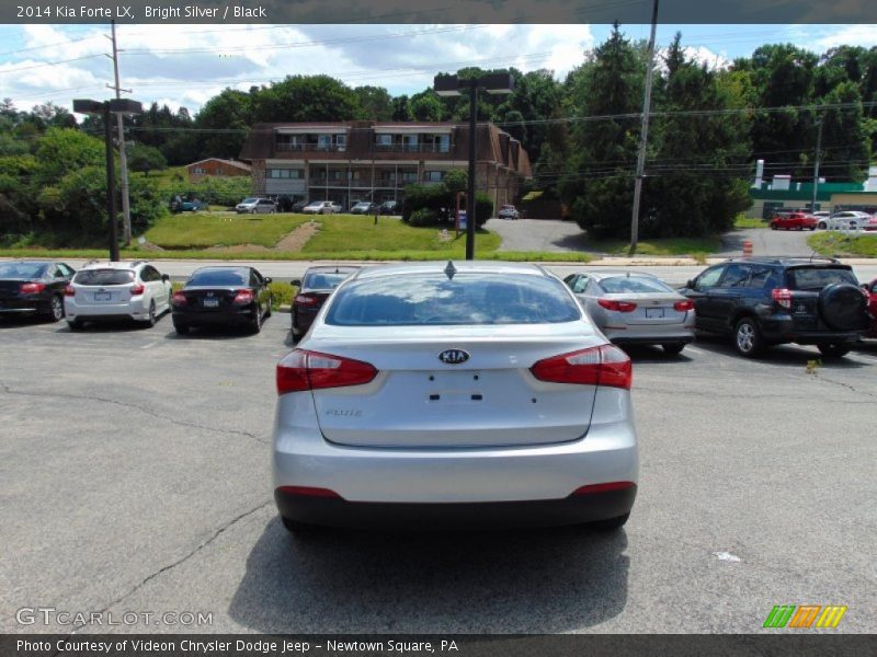 Bright Silver / Black 2014 Kia Forte LX