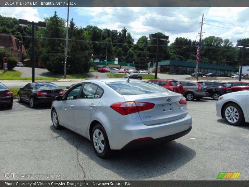 Bright Silver / Black 2014 Kia Forte LX