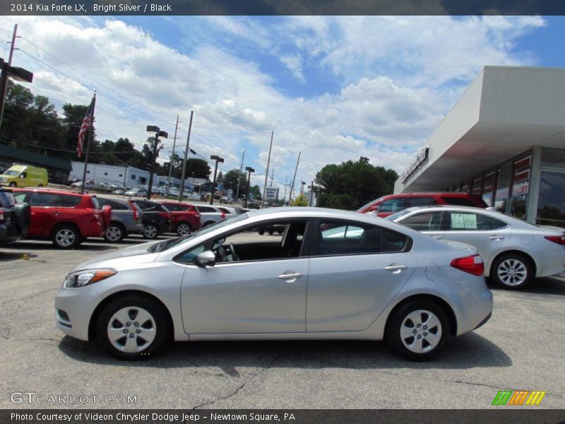 Bright Silver / Black 2014 Kia Forte LX