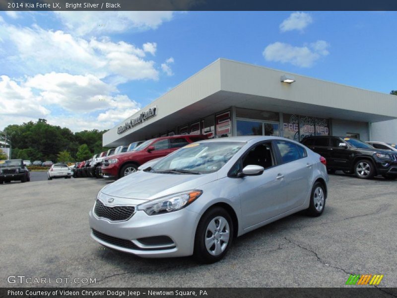 Bright Silver / Black 2014 Kia Forte LX