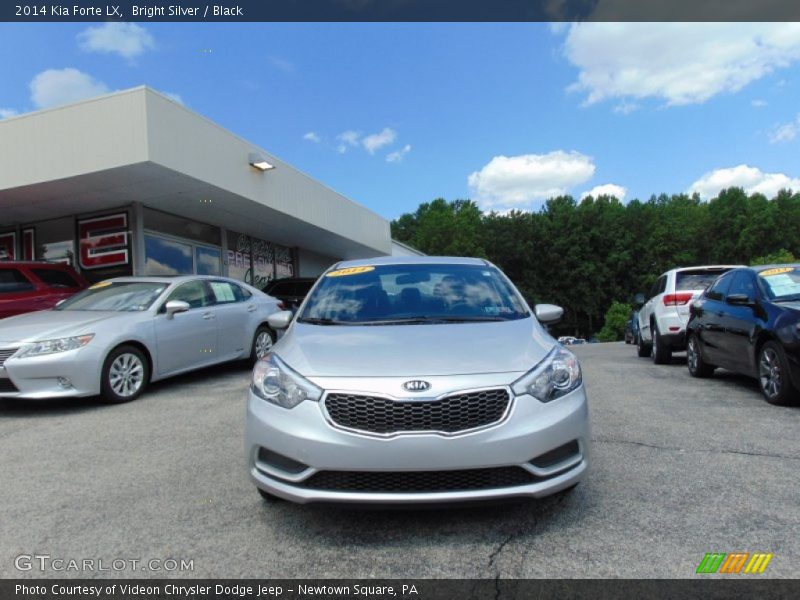 Bright Silver / Black 2014 Kia Forte LX