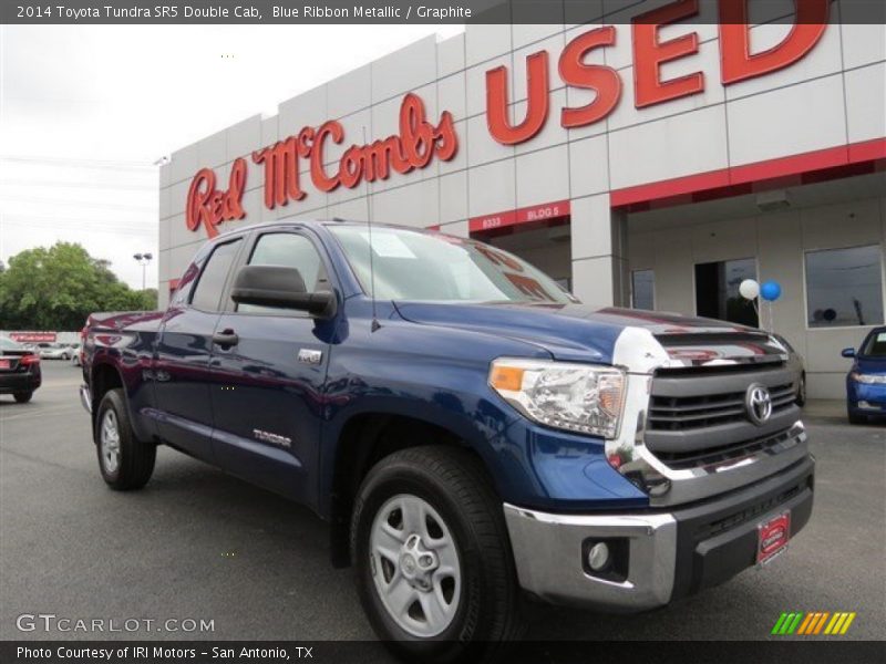 Blue Ribbon Metallic / Graphite 2014 Toyota Tundra SR5 Double Cab