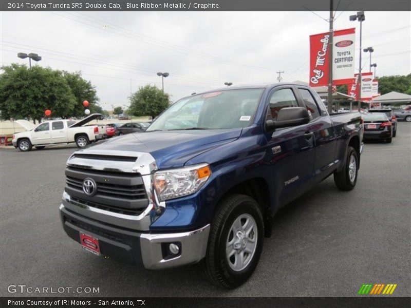 Blue Ribbon Metallic / Graphite 2014 Toyota Tundra SR5 Double Cab