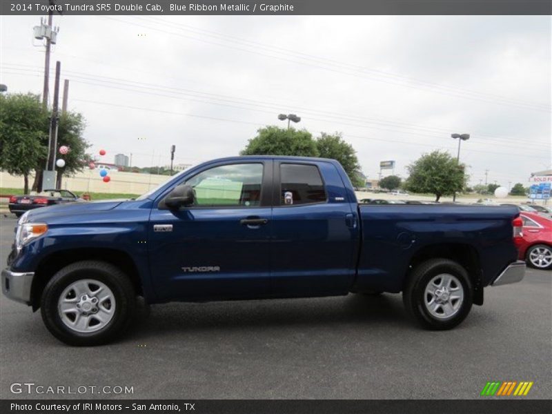 Blue Ribbon Metallic / Graphite 2014 Toyota Tundra SR5 Double Cab