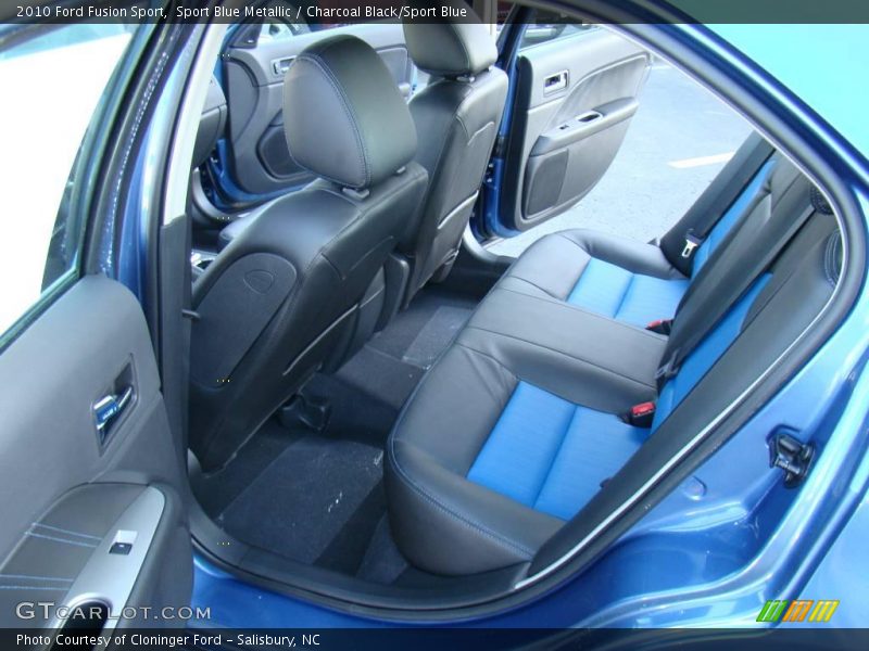 Sport Blue Metallic / Charcoal Black/Sport Blue 2010 Ford Fusion Sport