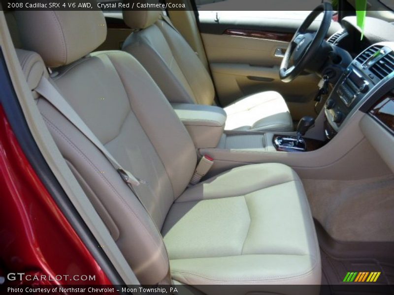 Crystal Red / Cashmere/Cocoa 2008 Cadillac SRX 4 V6 AWD