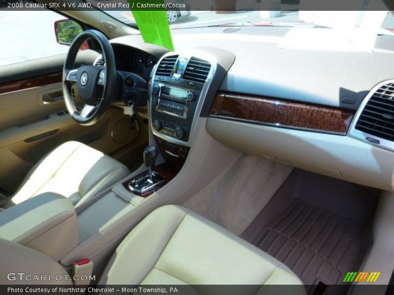 Crystal Red / Cashmere/Cocoa 2008 Cadillac SRX 4 V6 AWD