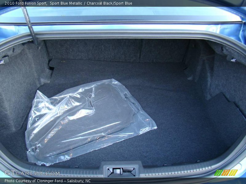 Sport Blue Metallic / Charcoal Black/Sport Blue 2010 Ford Fusion Sport