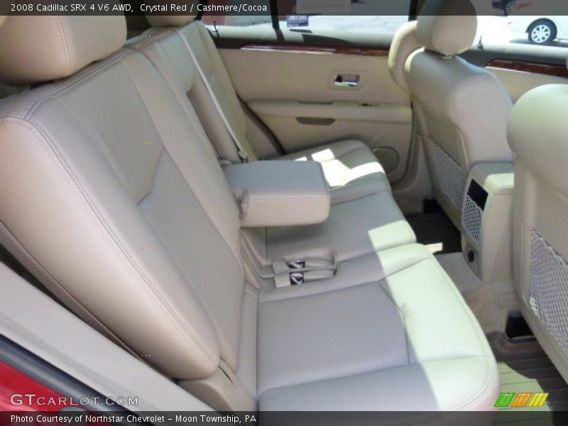Crystal Red / Cashmere/Cocoa 2008 Cadillac SRX 4 V6 AWD
