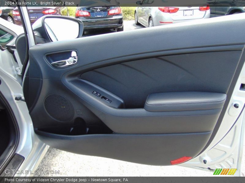 Bright Silver / Black 2014 Kia Forte LX