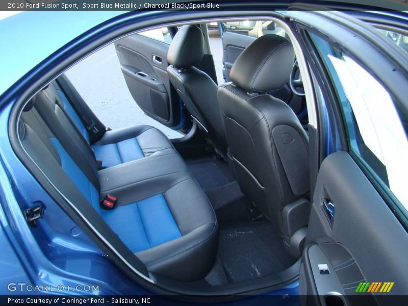 Sport Blue Metallic / Charcoal Black/Sport Blue 2010 Ford Fusion Sport