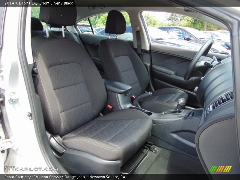 Bright Silver / Black 2014 Kia Forte LX
